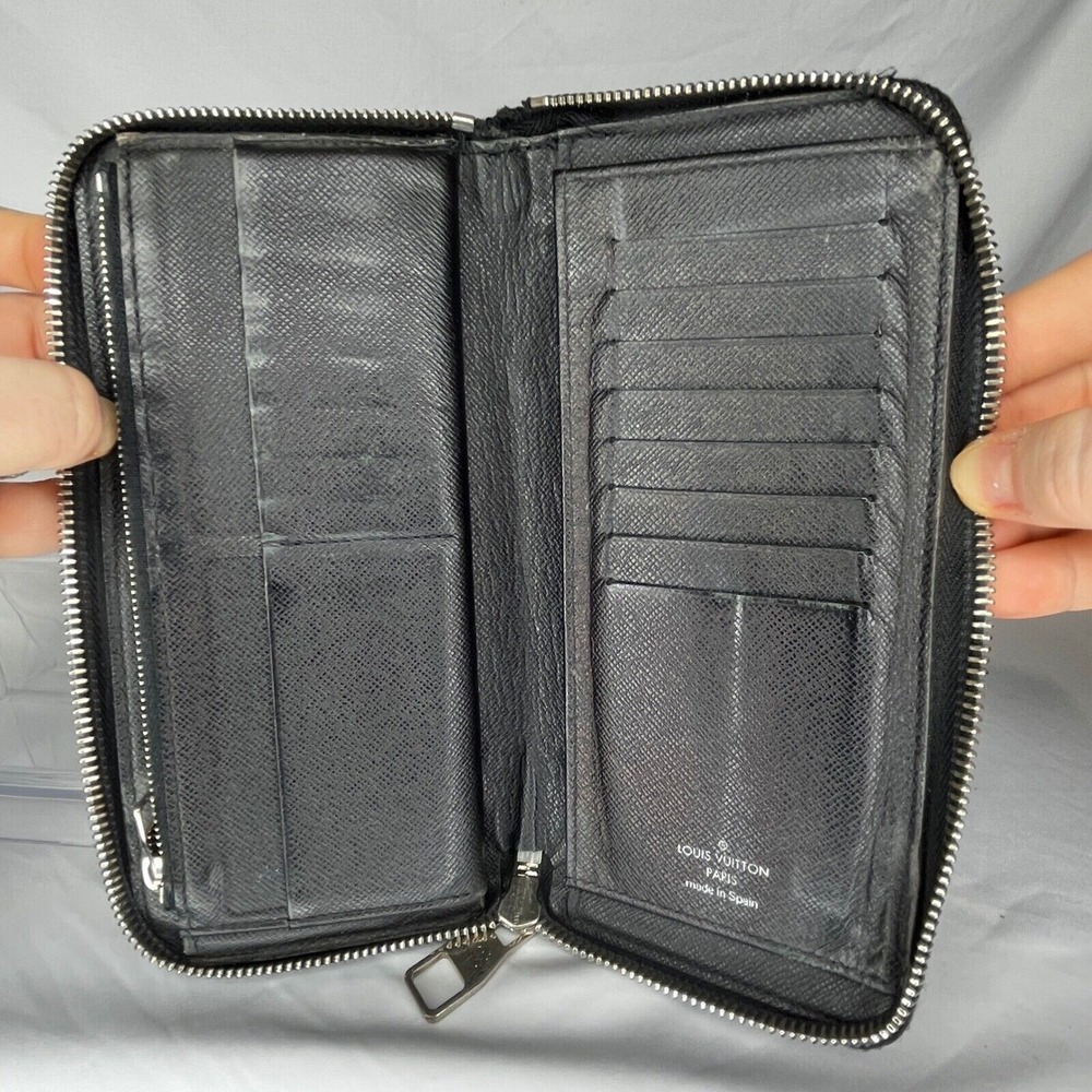 Louis Vuitton Wallet Damier Graphite Zip Around Travel Wallet, Code: CA 0112 - Picture 5 of 11